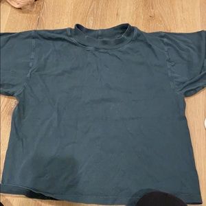 washed black t shirt